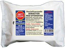 Smittstopp Desinficeringsservetter Desinficerande servetter